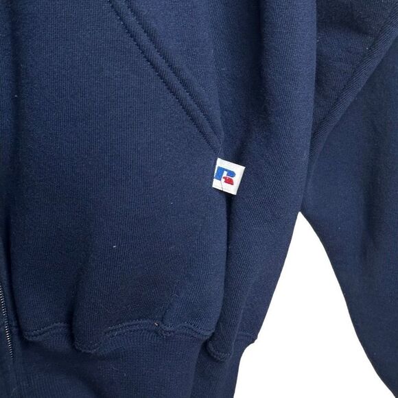 VTG 90’s Russel Athletic Zip Up Bomber Jacket Men’s Size XL - Picture 3 of 4